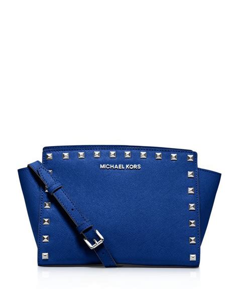 michael kors studded messenger|bloomingdale's michael kors purses.